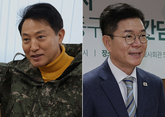 오세훈 수성이냐, 정원오 탈환이냐<br>설 연휴 속 서울시장 판세