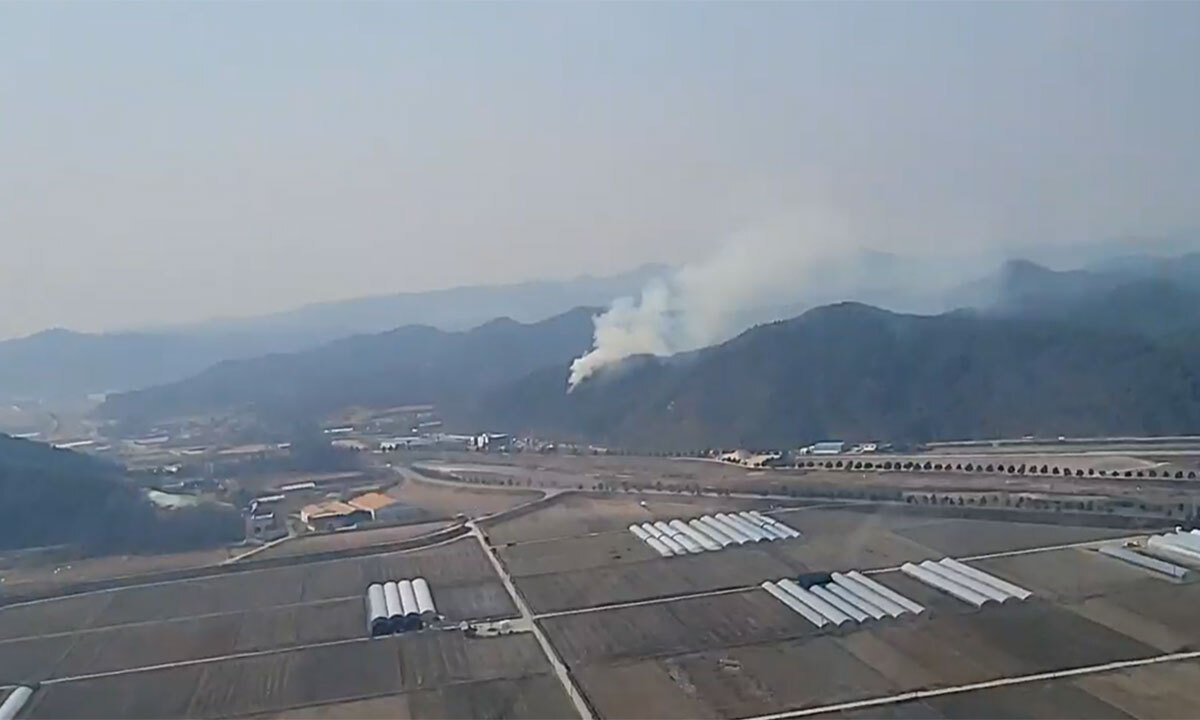 봉화 산불 33분 만에 진화…인명피해 없어