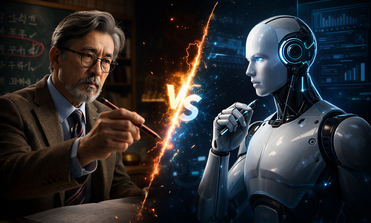 ‘교수 vs AI’ 첨삭 대결… 인간적인 글에 끌렸다