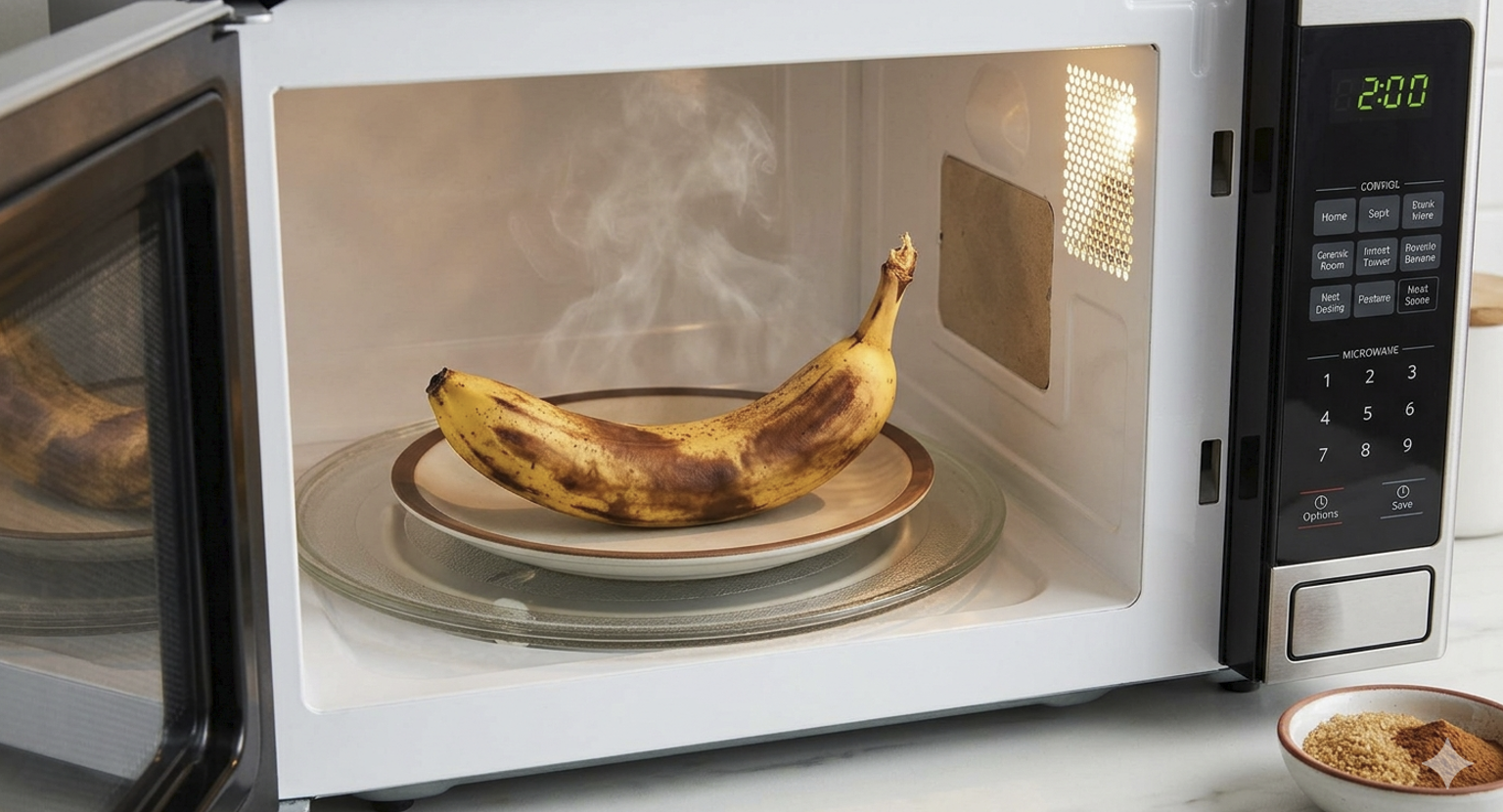 생으로 먹으면 손해? 바나나, 전자레인지 ‘1분’…단맛·풍미 살린 ‘카페 디저트’ [FOOD+]