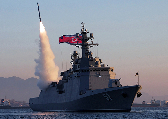 북, 탄도미사일 수 발 발사…5월 트럼프 방