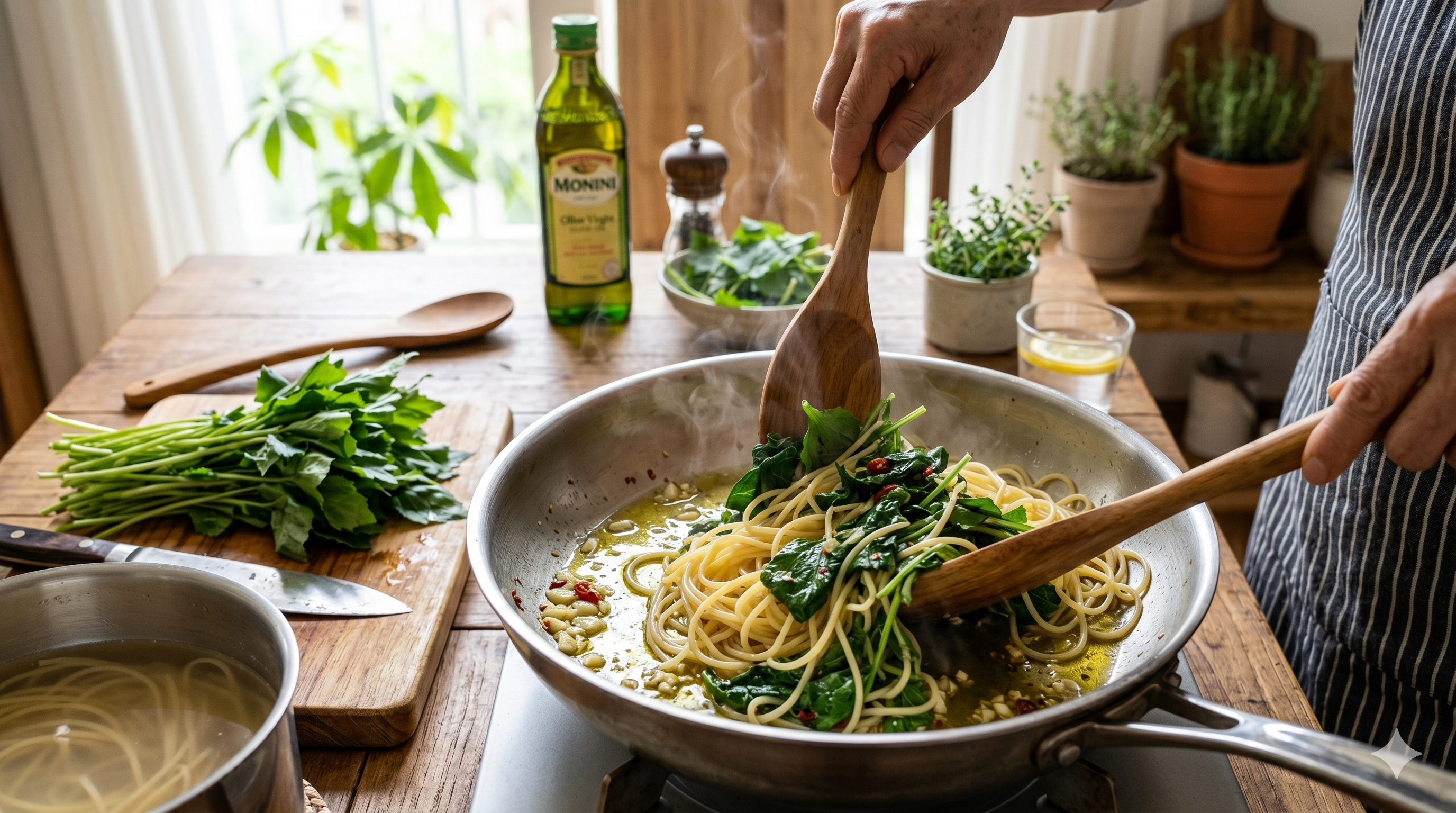 “바질 대신 취나물 넣어보세요”…파스타에 취합니다 [FOOD+]