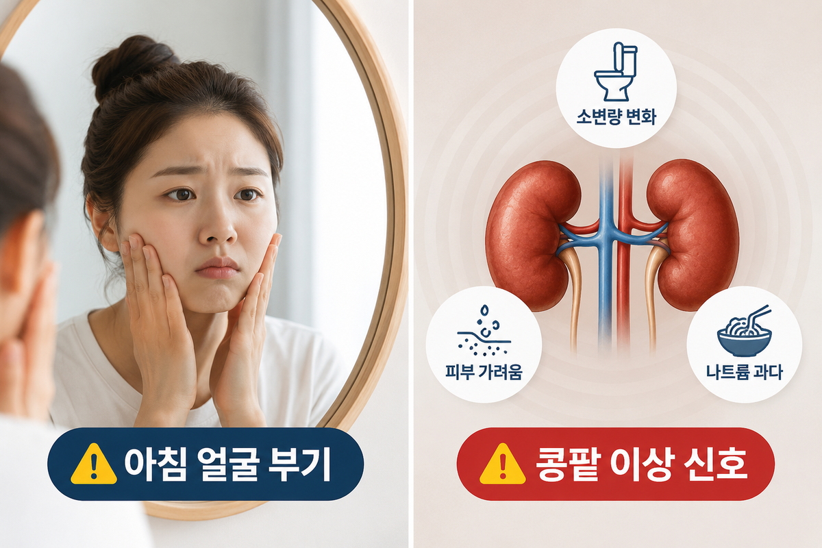 “야식도 안 먹었는데”…아침마다 붓는 눈두덩이, 콩팥이 보내는 신호